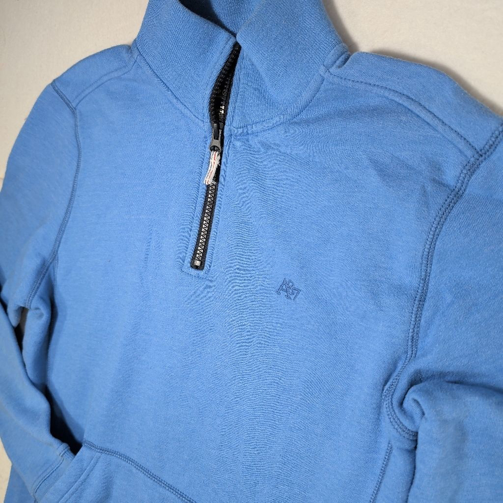 Men's Aeropostale Blue Quarter-Zip Sweatshirt M - Picture 2 of 11
